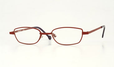 LA Eyeworks Yuma Eyeglasses, 501 Brick Red