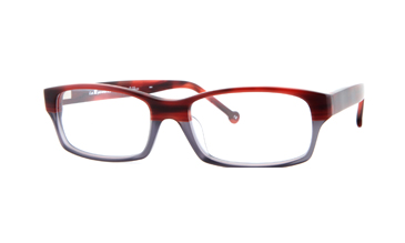LA Eyeworks Exit Eyeglasses, 132M Maple & Fog Split Matte