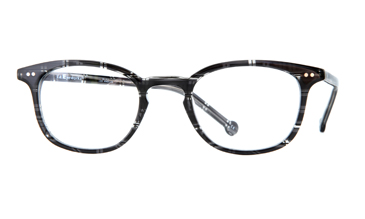 LA Eyeworks Gower Eyeglasses, 397 Black Plaid