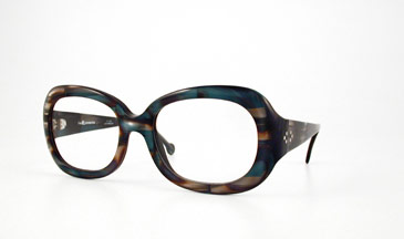 LA Eyeworks Hedgehog Eyeglasses, 602 Blue Abbey