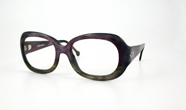 LA Eyeworks Hedgehog Eyeglasses, 908903 Naughty Grape W/gold