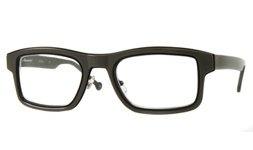 LA Eyeworks Rebar Eyeglasses, 224542 Alex Gray W/black Velvet Chassis