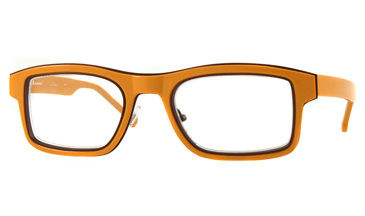 LA Eyeworks Rebar Eyeglasses, 226544 Dry Mustard W/brown Velvet Chassis