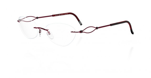 Silhouette Sensazione 6711 Eyeglasses, 6051 Red