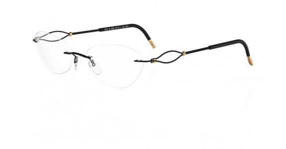 Silhouette Sensazione 6711 Eyeglasses, 6052 Black