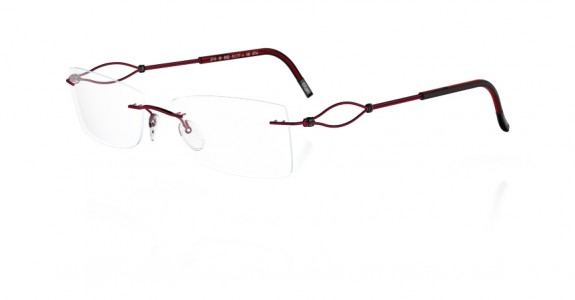 Silhouette Sensazione 6740 Eyeglasses, 6051 Red