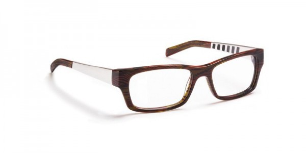 J.F. Rey JF1181 Eyeglasses, BROWN FIBERS / KAKHI / BLACK ENAMELLED (9242)