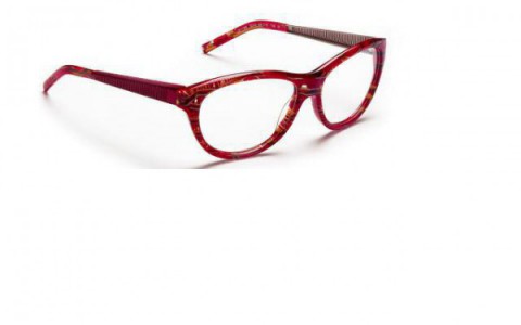 J.F. Rey JF1186 Eyeglasses, RED HAIR-NET / RED METAL & MATT SILVER (3010)