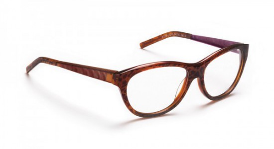 J.F. Rey JF1186 Eyeglasses, PANTHER / DEMI / BROWN & PINK METAL (9212)