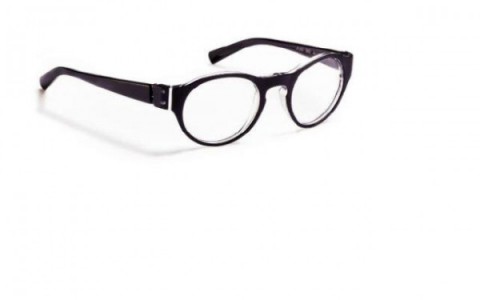 J.F. Rey JF1203 Eyeglasses, BLACK / CRYSTAL (0003)