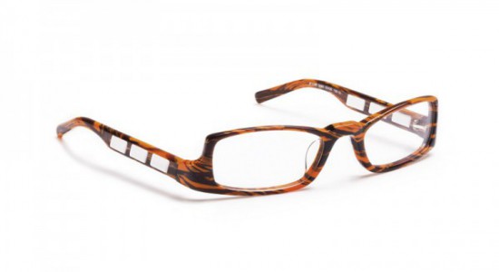 J.F. Rey JF1190 Eyeglasses, Orange - brown marble (0060)