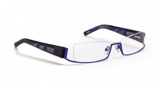 J.F. Rey JF2366 Eyeglasses, Electric blue / Blue marble (2022)