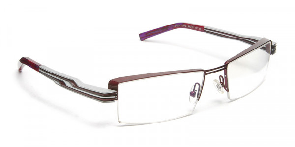 J.F. Rey JF2327 Eyeglasses, BURGUNDY / SILVER-BURGUNDY GRADIENT (3510)