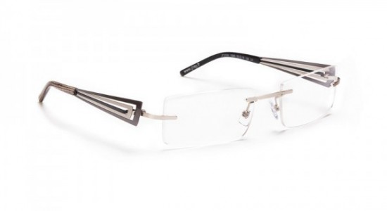 J.F. Rey JF2330 Eyeglasses, SILVER / BLACK & SILVER (1005)