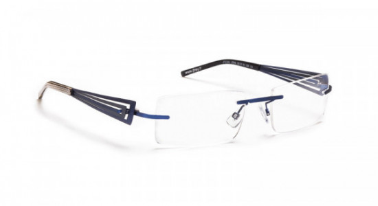 J.F. Rey JF2330 Eyeglasses, BLUE  / BLUE & GLOSSY GUN (2505)