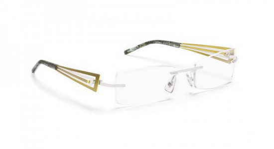 J.F. Rey JF2331 Eyeglasses, WHITE / GREEN & WHITE (1040)