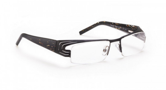 J.F. Rey JF2337 Eyeglasses, BLACK / RUTHENIUM (0005)