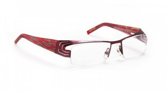 J.F. Rey JF2337 Eyeglasses, GLOSSY RED (3000)