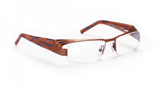 J.F. Rey JF2337 Eyeglasses, PLUM / COPPER (7565)