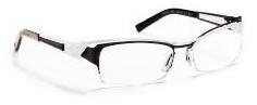 J.F. Rey JF2360 Eyeglasses, 0010 BLACK / WHITE