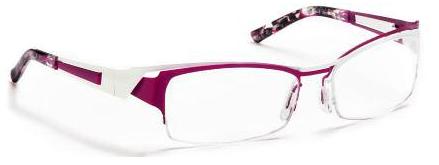 J.F. Rey JF2360 Eyeglasses, 8012 FUSHIA / WHITE