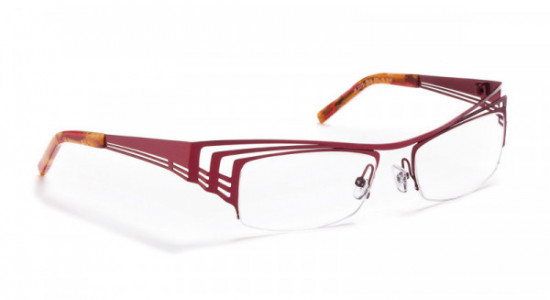 J.F. Rey JF2375 Eyeglasses, GLOSSY BURGUNDY (3535)
