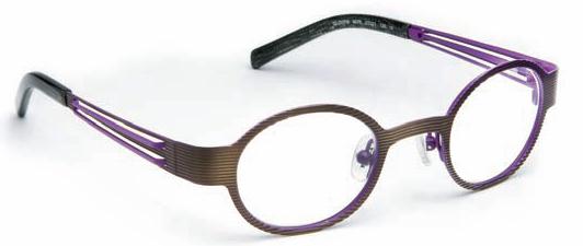 J.F. Rey GLOUPS Eyeglasses, 4070 Dark khaki/Electric plum