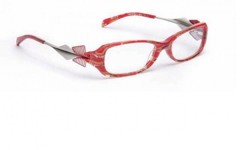 J.F. Rey GAELLE Eyeglasses, Red & Brown - Silver (3012)
