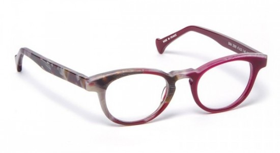 J.F. Rey GINA Eyeglasses, GINA 3590 DEMI BURGUNDY/BROWN (3590)