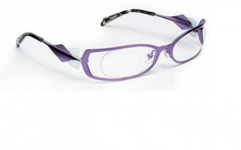 J.F. Rey GAYA Eyeglasses, Dark Lilac - White (7010)