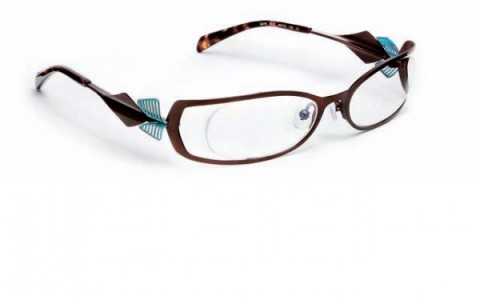 J.F. Rey GAYA Eyeglasses, Dark Brown - Blue (9020)