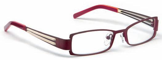 J.F. Rey FILOU Eyeglasses, 3510 Burgundy/Ivory
