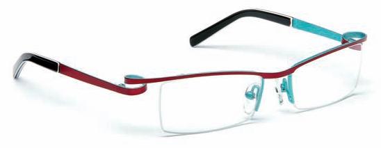 J.F. Rey FILOMENE Eyeglasses, 3525 Cherry/Sky blue