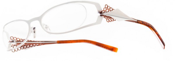 Boz by J.F. Rey OLYMPE Eyeglasses, White - Orange (1090)