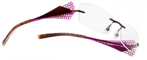 Boz by J.F. Rey NOCTURNE Eyeglasses, Brown - Pink (9580)
