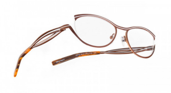 Boz by J.F. Rey NEWS Eyeglasses, Brown - White (9010)