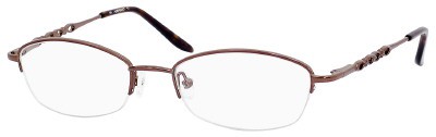 Adensco Emily Eyeglasses, 0JJD(00) Brown / Gold / Tortoise