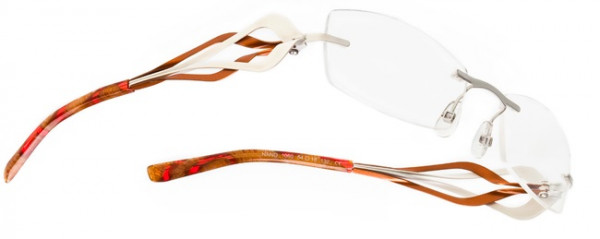 Boz by J.F. Rey NANO Eyeglasses, White - Copper (1060)