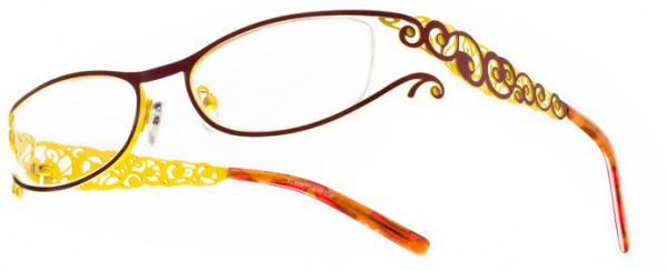 Boz by J.F. Rey OCTAVE Eyeglasses, Red - Yellow (9353)