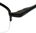 Revolution REV 453 Eyeglasses, MBLK Matte Black w/ Grey Lenses