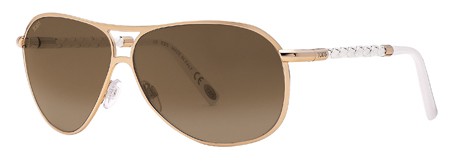 Tod's TO-0008 Sunglasses, 28G - Shiny Rose Gold / Brown Mirror