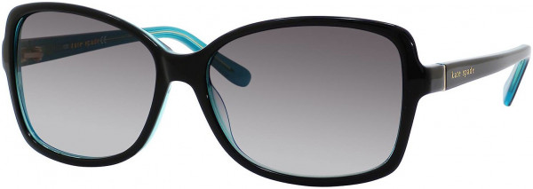 Kate Spade AILEY/S US Sunglasses, 0DH4 Black Turquoise