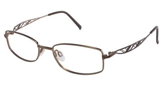 Tura 653 Eyeglasses, BROWN (BRN)
