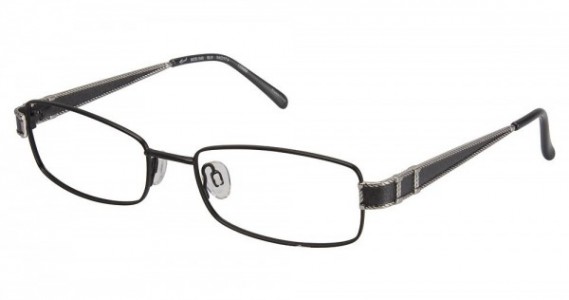 Tura 545 Eyeglasses, BLACK/SILVER (BLK)