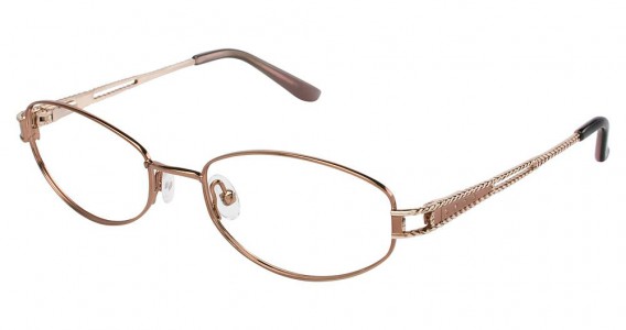 Tura 628 Eyeglasses, Brown (BRN)