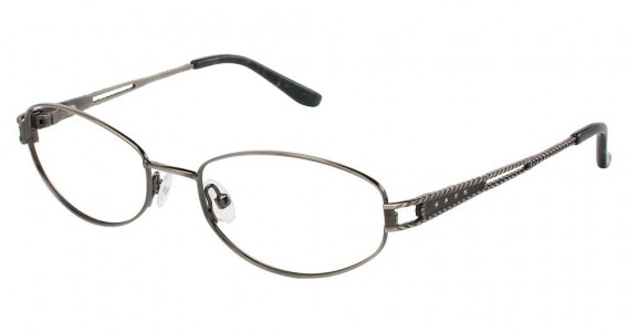 Tura 628 Eyeglasses, PEWTER (PEW)