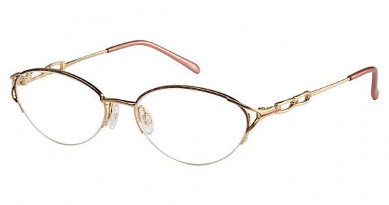 Tura 129 Eyeglasses, Demi Rose (ROS)