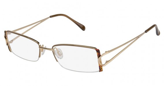 Tura 324 Eyeglasses, BROWN/GOLD (BRN)