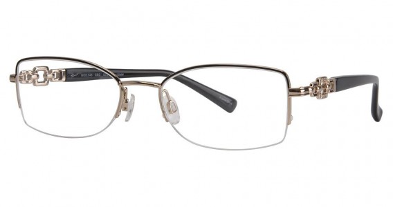 Tura 546 Eyeglasses, EBONY/GOLD (EBG)