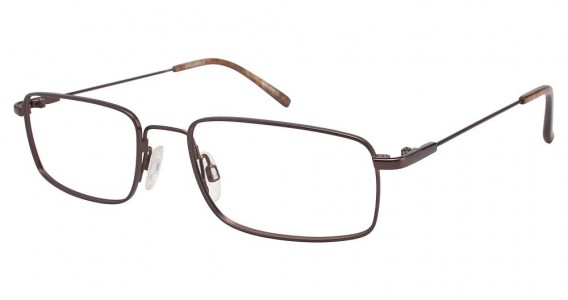 TITANflex 820563 Eyeglasses, MATTE BROWN (60)